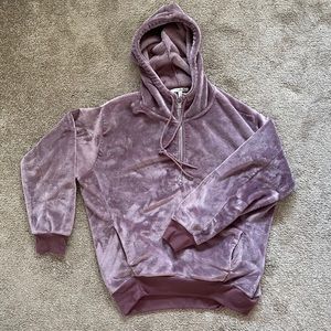 Express velour sweatshirt